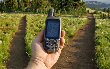Hledání pomocí GPS zařízení