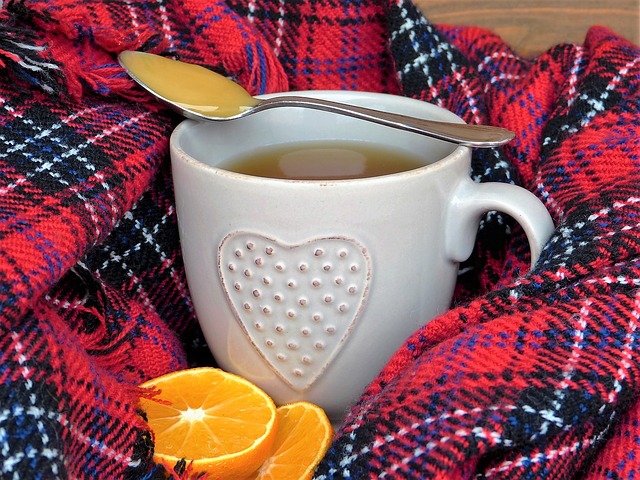 Bylinný čaj na imunitu (zázvor, med, citron)